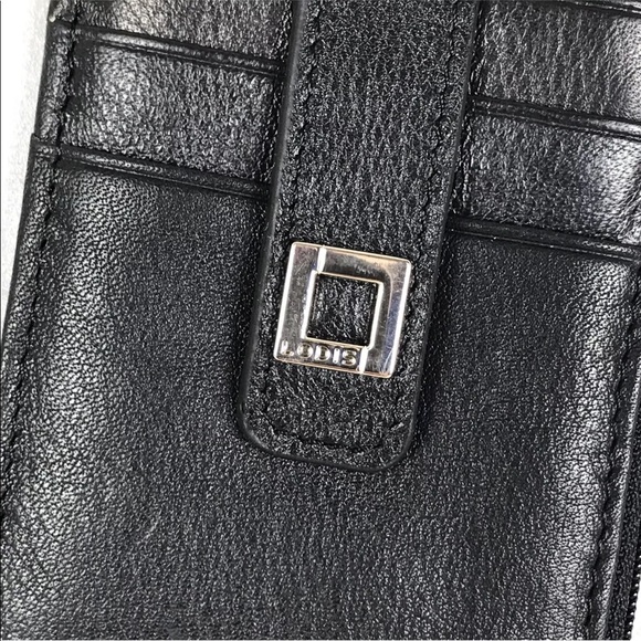 Lodis Black Leather Wallet RFID Protection New - Picture 8 of 8